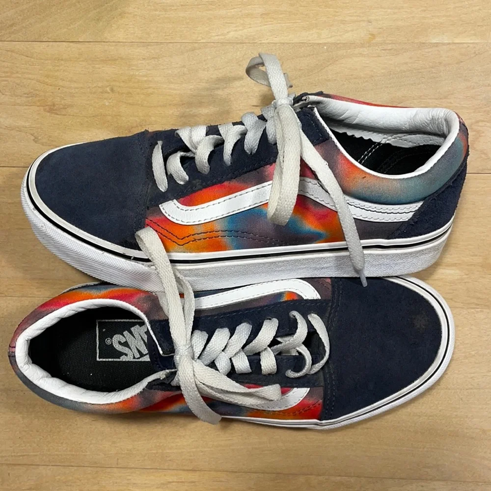 Vans Old Skool Dark Aura Multi Sz 5/6.5 - Picture 2 of 10